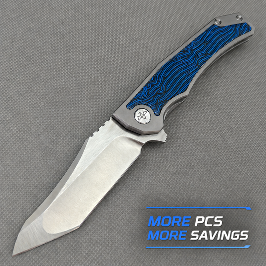 VORIXN Carbon Crest KB003 folding knife full view