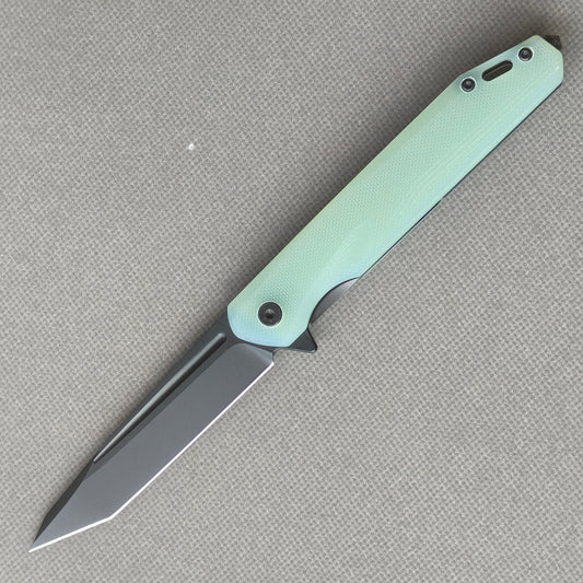 VORIXN Flipper Knife 2Cr13 & Carbon Fiber Handle (3.8" D2 Blade) KM005