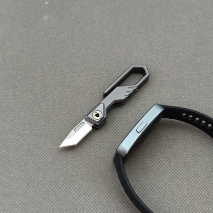VORIXN NA005 Super Tiny Folding Knife – open view showing Aircraft-Grade Aluminum Alloy handle and Cr20Mo1V4 blade profile