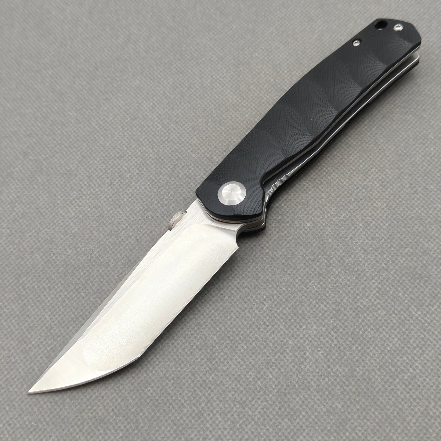 VORIXN Flipper- und Daumenpin-Messer, Edelstahl, G10-Griff (3,8" 9Cr13 Klinge) KA005