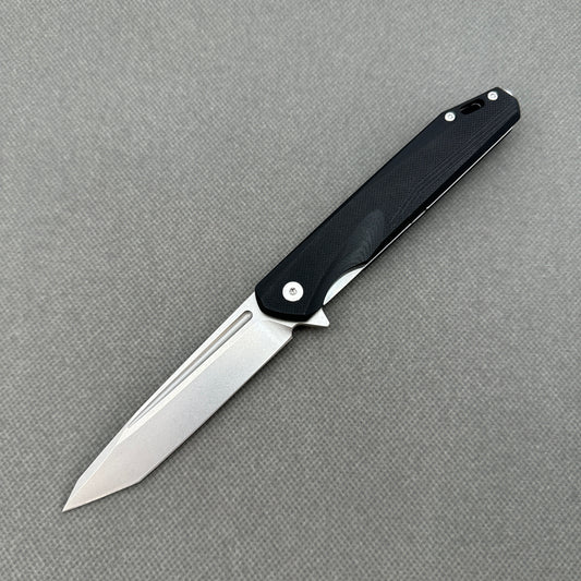 VORIXN Flipper Knife 2Cr13 & Carbon Fiber Handle (3.8" D2 Blade) KM002