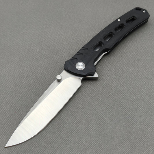 VORIXN Flipper & Thumb Stud Knife Stainless Steel & G10 Handle (4.3" 9Cr13 Blade) KA001