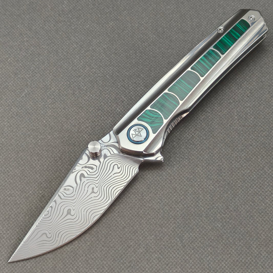VORIXN Forest Mirage KB056 folding knife open position