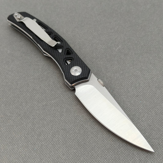 VORIXN Flipper & Thumb Stud Knife Stainless Steel & G10 Handle (3.8" 9Cr13 Blade) KA003