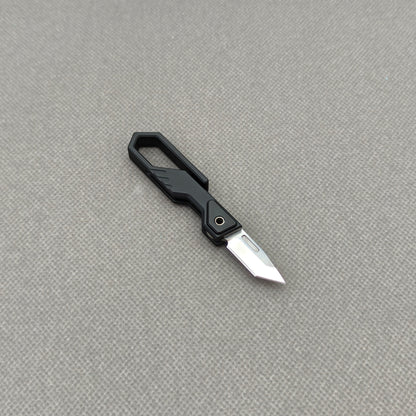 VORIXN NA001 Super Tiny Folding Knife – clip side view showing overall handle and blade