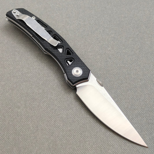 VORIXN Flipper & Thumb Stud Knife Stainless Steel & G10 Handle (3.8" 9Cr13 Blade) KA003