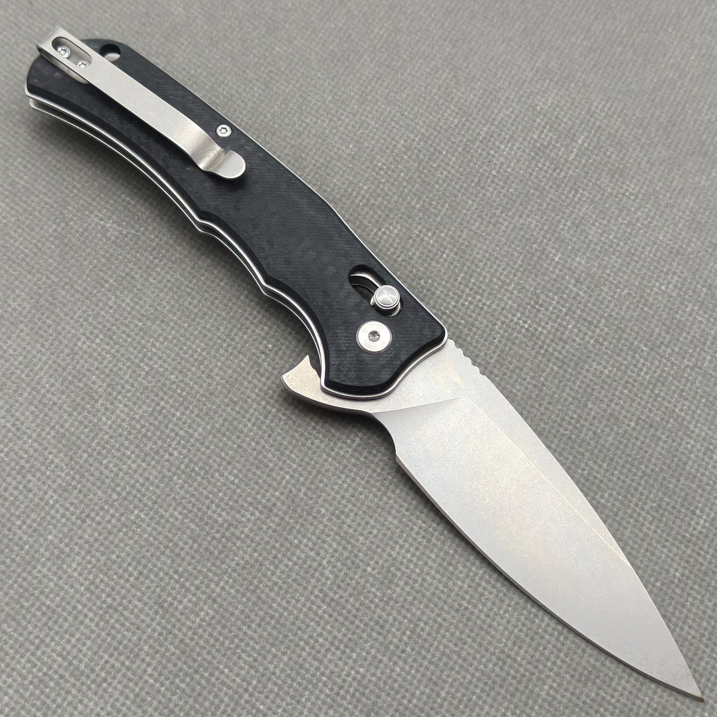 Couteau VORIXN Flipper en acier inoxydable et manche G10 (lame D2 de 3,7") KA014