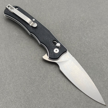 Couteau VORIXN Flipper en acier inoxydable et manche G10 (lame D2 de 3,7") KA014