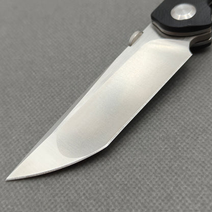 VORIXN Flipper- und Daumenpin-Messer, Edelstahl, G10-Griff (3,8" 9Cr13 Klinge) KA005