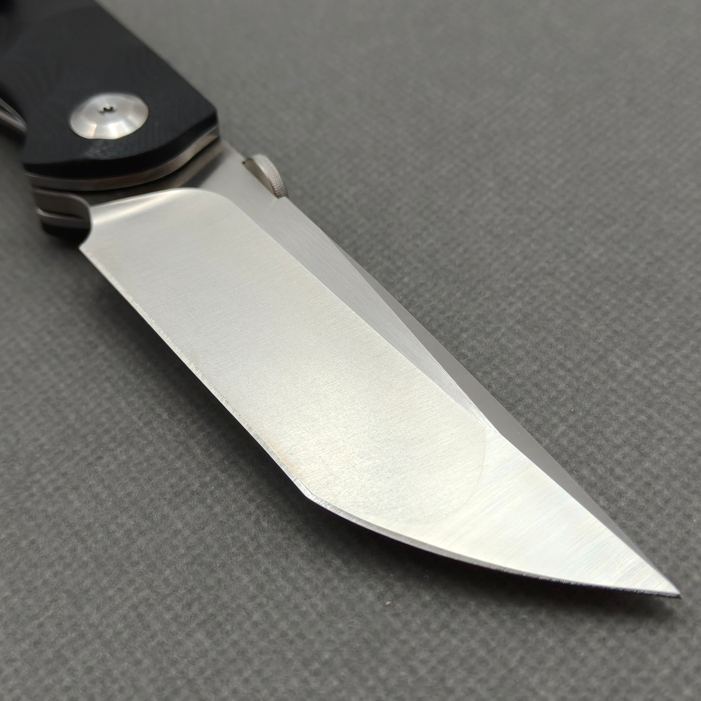 VORIXN Flipper- und Daumenpin-Messer, Edelstahl, G10-Griff (3,8" 9Cr13 Klinge) KA005