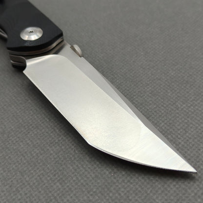 VORIXN Flipper- und Daumenpin-Messer, Edelstahl, G10-Griff (3,8" 9Cr13 Klinge) KA005