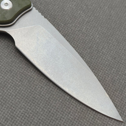 Couteau pliant VORIXN avec manche en acier inoxydable et G10 (lame D2 de 3,7") KA015
