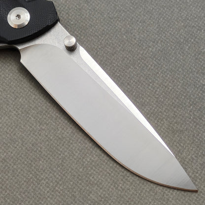 VORIXN KA001 Folding Knife – clip side blade detail showing 9Cr13 steel and handle junction