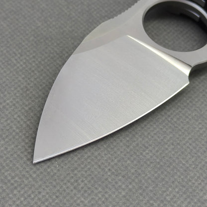 RIHE Design Folding Knife Titanium+G10 Handle (2.4" D2 Blade) KB073