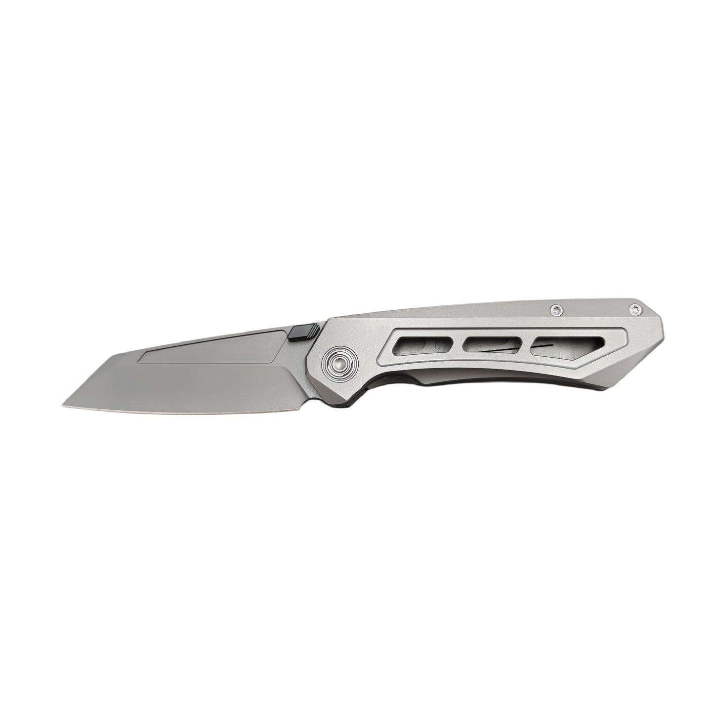 VORIXN "Aerial" Thumb Stud Knife PVD Coating Titanium Handle (3.2" M390 Blade) KB071