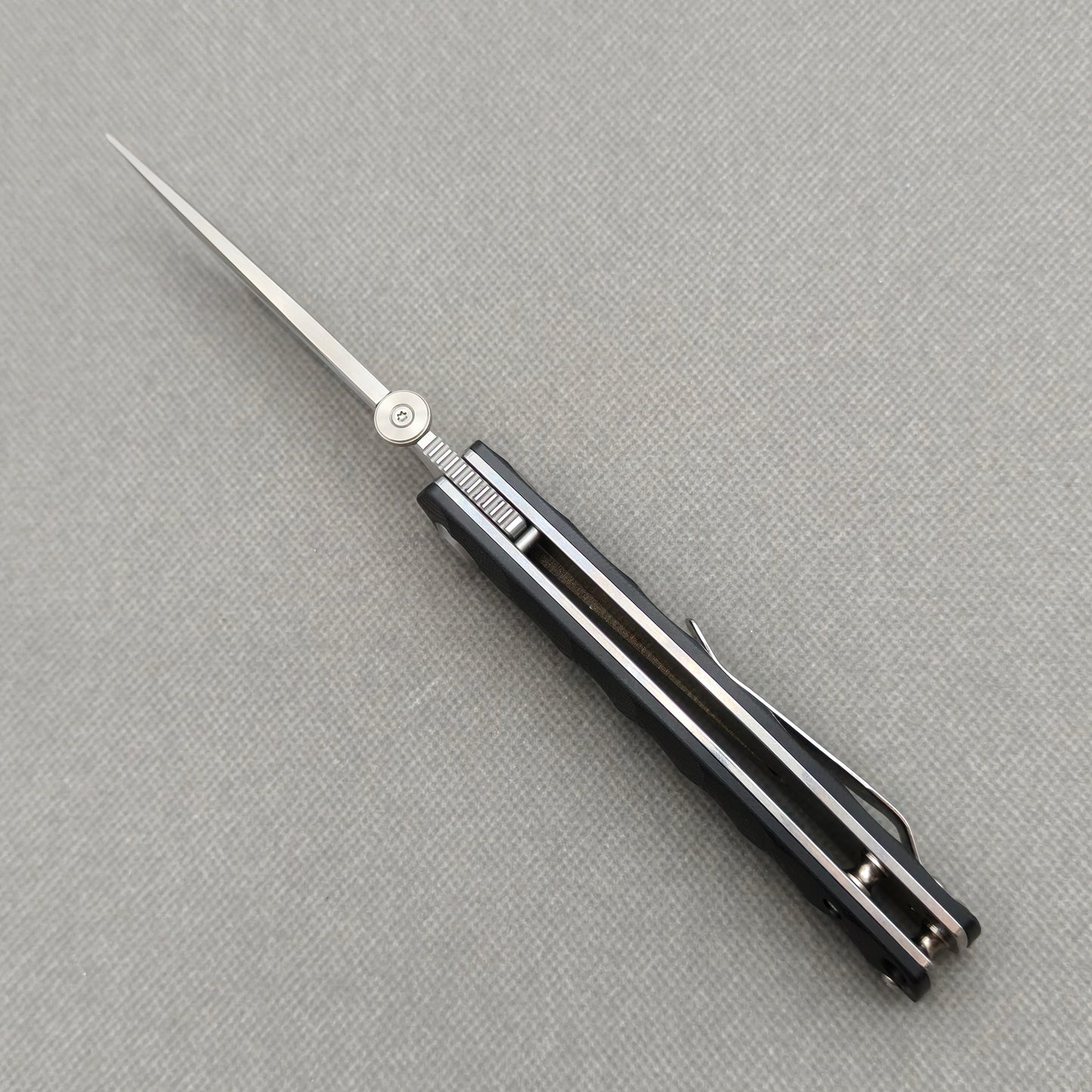 VORIXN Flipper- und Daumenpin-Messer, Edelstahl, G10-Griff (3,8" 9Cr13 Klinge) KA005