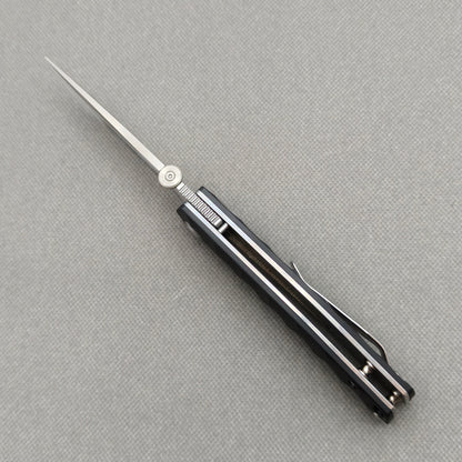VORIXN Flipper- und Daumenpin-Messer, Edelstahl, G10-Griff (3,8" 9Cr13 Klinge) KA005
