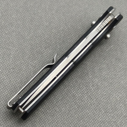 Couteau VORIXN Flipper en acier inoxydable et manche G10 (lame D2 de 3,7") KA014