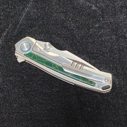 VORIXN Verdant folding knife closed clip side full view