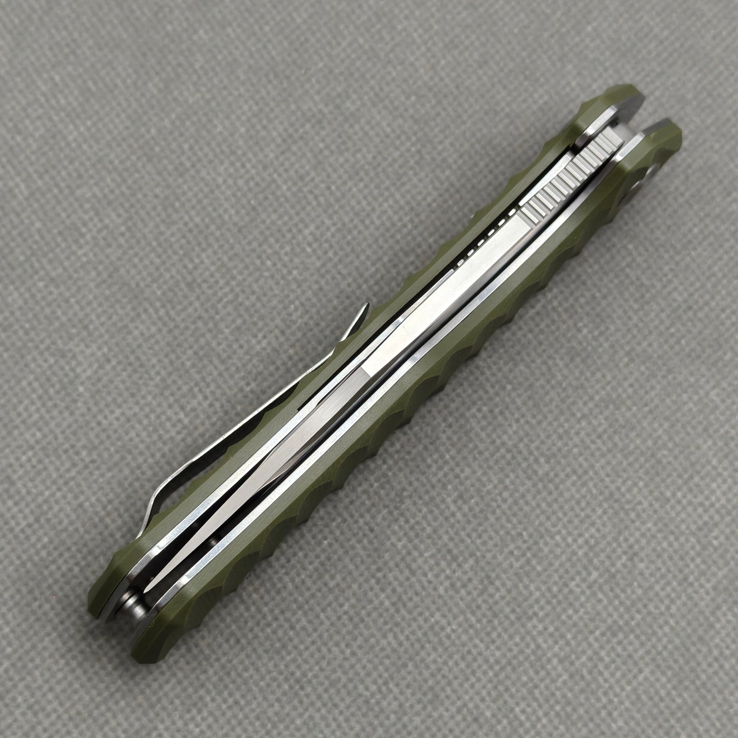 VORIXN Flipper Messer Edelstahl & G10 Griff (9,9 cm 9Cr18 Klinge) KA010