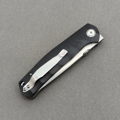 VORIXN Flipper- und Daumenpin-Messer, Edelstahl, G10-Griff (3,8" 9Cr13 Klinge) KA005