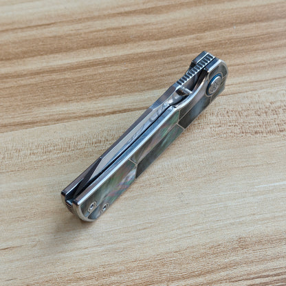 VORIXN "Ocean Mirage" Flipper & "Forest Mirage", Thumb Stud Knife (3.4" Blade) KB059. KB060, KB061, KB062, KB063