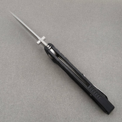 VORIXN KA001 open spine-side structure showing blade alignment and handle thickness.