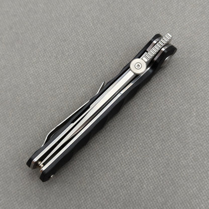 VORIXN Flipper- und Daumenpin-Messer, Edelstahl, G10-Griff (3,8" 9Cr13 Klinge) KA005