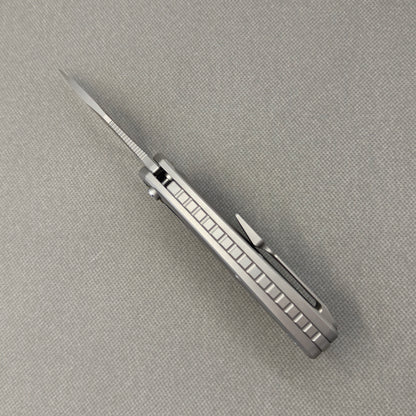 RIHE Design Folding Knife Titanium+G10 Handle (2.4" D2 Blade) KB073
