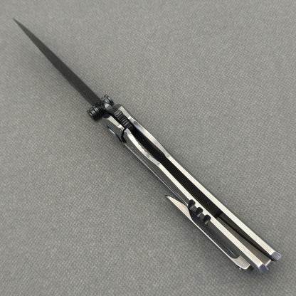VORIXN Ocean Mirage KB130 Folding Knife – open edge side locking structure showing frame lock and inner construction