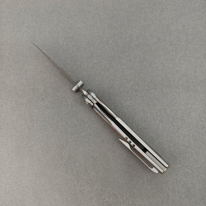 VORIXN KB074 open edge-side locking structure showing frame lock area and inner handle construction.