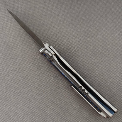 VORIXN KB005 open edge-side locking structure showing frame lock area and inner handle construction.