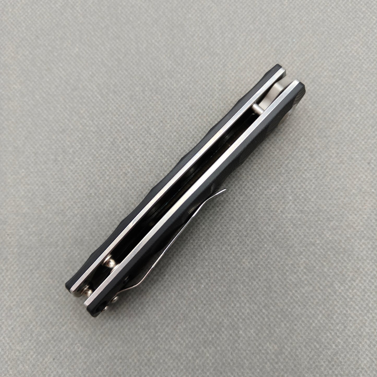 VORIXN Flipper- und Daumenpin-Messer, Edelstahl, G10-Griff (3,8" 9Cr13 Klinge) KA005
