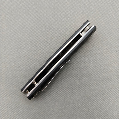 VORIXN Flipper- und Daumenpin-Messer, Edelstahl, G10-Griff (3,8" 9Cr13 Klinge) KA005