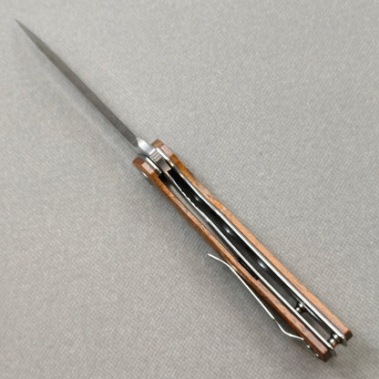 VORIXN KA013 Folding Knife – open edge side locking structure showing frame lock and inner construction