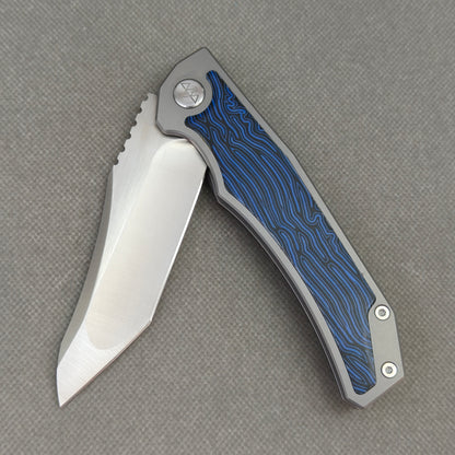VORIXN Carbon Crest KB003 folding knife with packaging