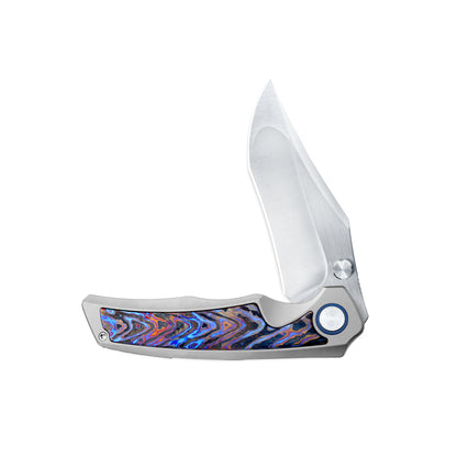 VORIXN Abyssal knife half-open, non-clip side, handle horizontal