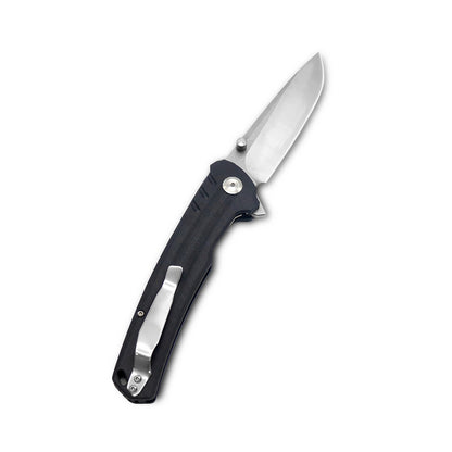 VORIXN Flipper & Thumb Stud Knife Stainless Steel & G10 Handle (4.3" 9Cr13 Blade) KA001