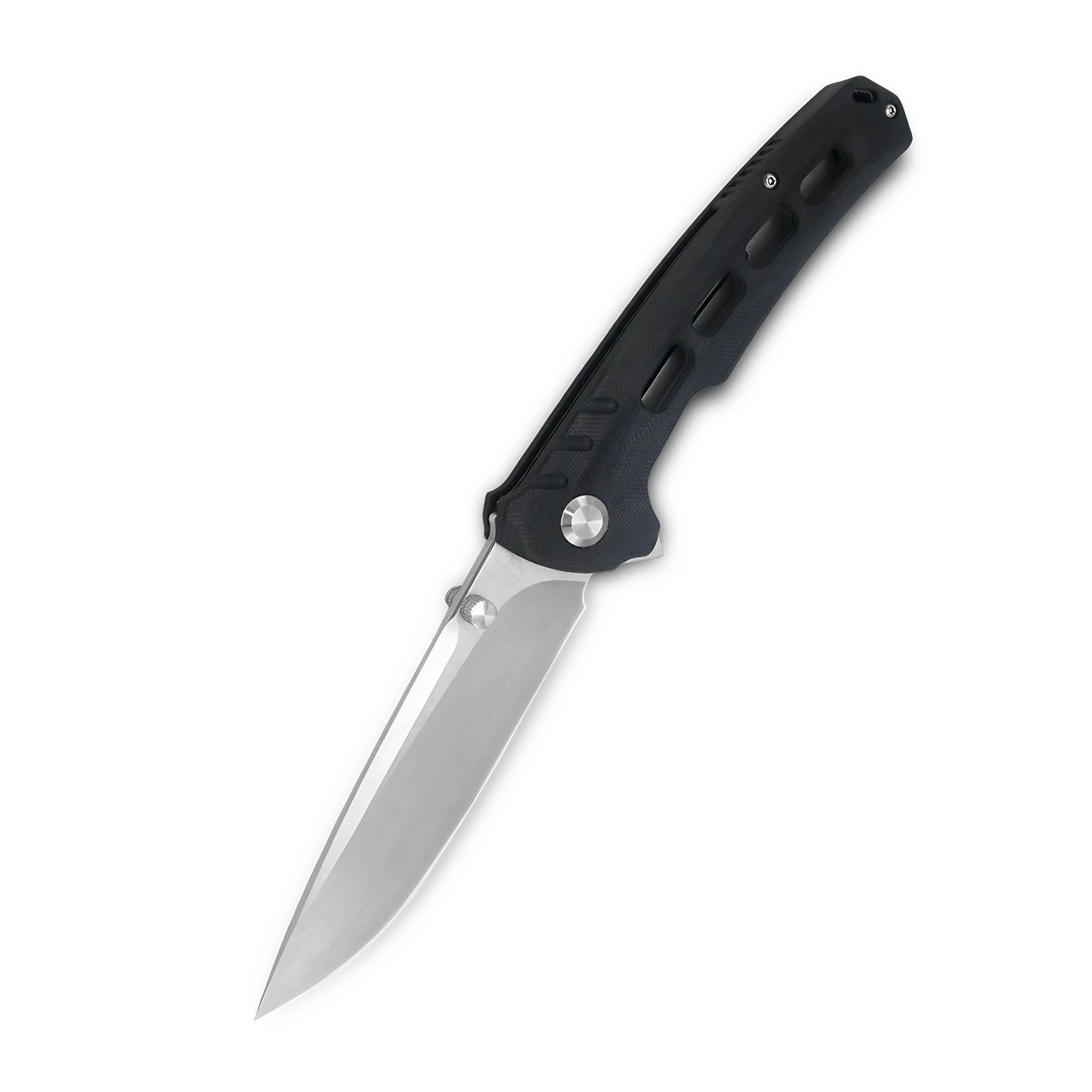 VORIXN Flipper & Thumb Stud Knife Stainless Steel & G10 Handle (4.3" 9Cr13 Blade) KA001