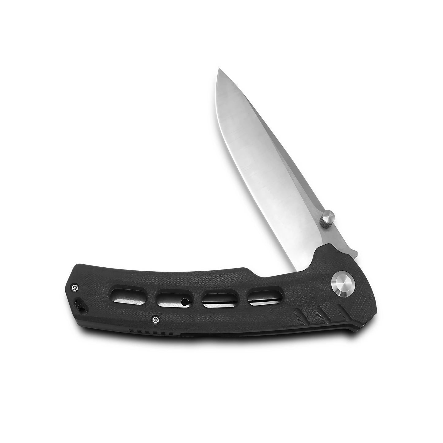 VORIXN Flipper & Thumb Stud Knife Stainless Steel & G10 Handle (4.3" 9Cr13 Blade) KA001