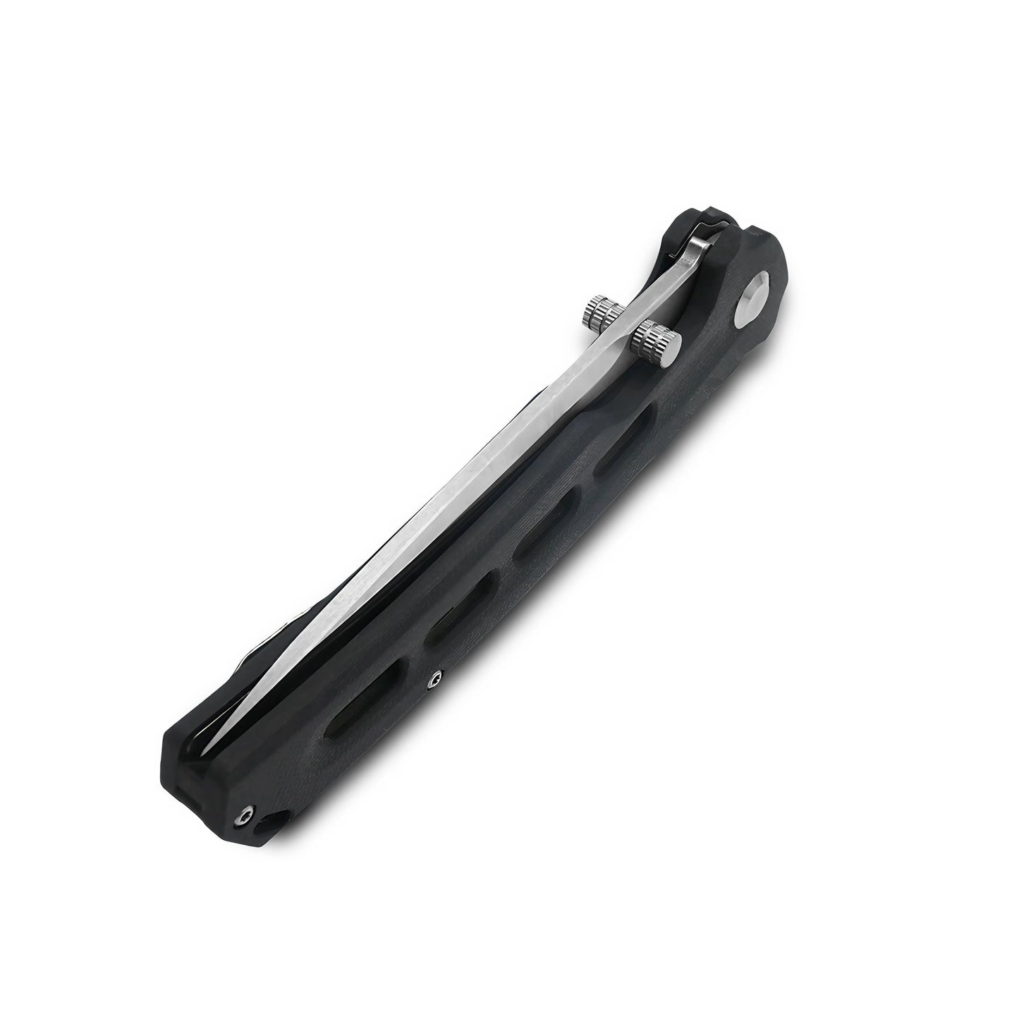 VORIXN Flipper & Thumb Stud Knife Stainless Steel & G10 Handle (4.3" 9Cr13 Blade) KA001