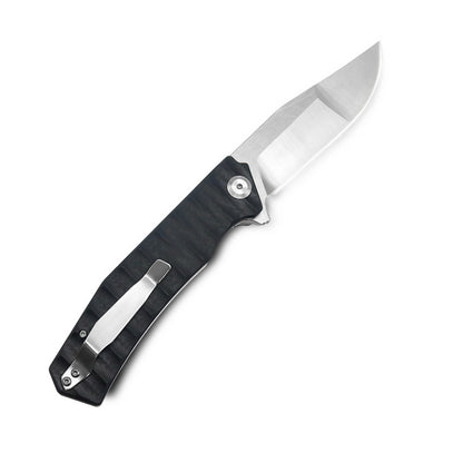 VORIXN Flipper Knife Stainless Steel & G10 Handle (4.0" 9Cr13 Blade) KA002