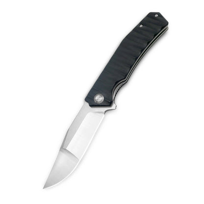 VORIXN Flipper Knife Stainless Steel & G10 Handle (4.0" 9Cr13 Blade) KA002