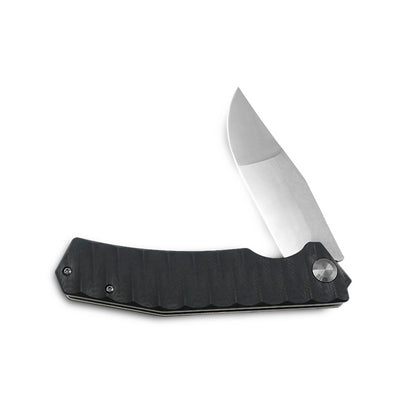 VORIXN Flipper Knife Stainless Steel & G10 Handle (4.0" 9Cr13 Blade) KA002