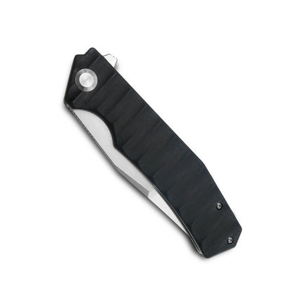 VORIXN Flipper Knife Stainless Steel & G10 Handle (4.0" 9Cr13 Blade) KA002