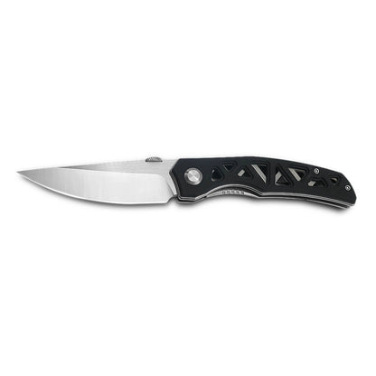VORIXN Flipper & Thumb Stud Knife Stainless Steel & G10 Handle (3.8" 9Cr13 Blade) KA003