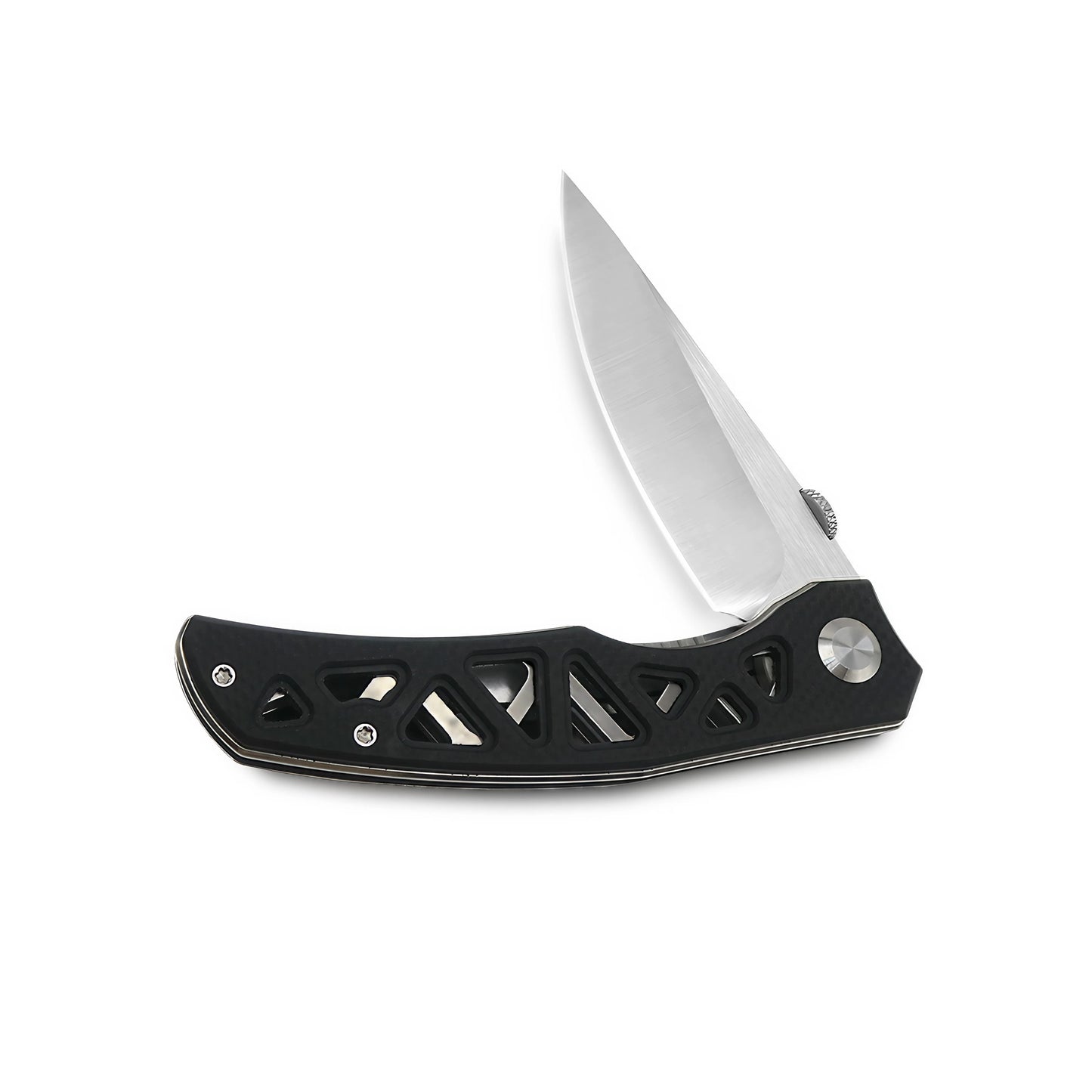 VORIXN Flipper & Thumb Stud Knife Stainless Steel & G10 Handle (3.8" 9Cr13 Blade) KA003