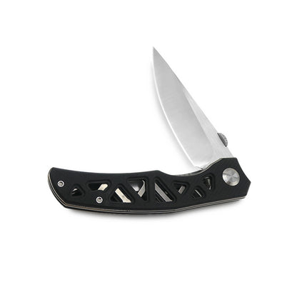 VORIXN Flipper & Thumb Stud Knife Stainless Steel & G10 Handle (3.8" 9Cr13 Blade) KA003