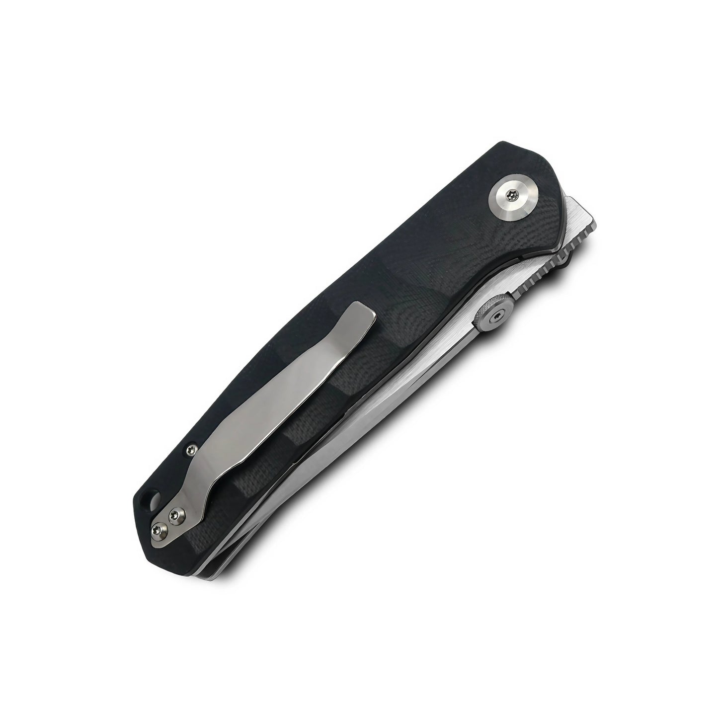 VORIXN Flipper & Thumb Stud Knife Stainless Steel & G10 Handle (3.8" 9Cr13 Blade) KA005