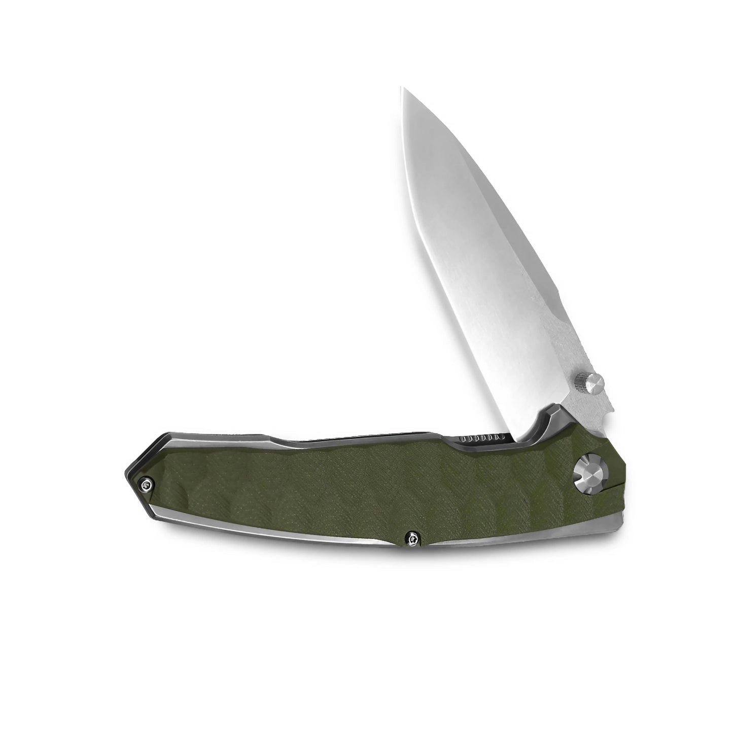 VORIXN Flipper & Thumb Stud Knife Stainless Steel & G10 Handle (5.4" 9Cr13 Blade) KA007